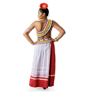 Woman In Traditional Dress PNG 05232024