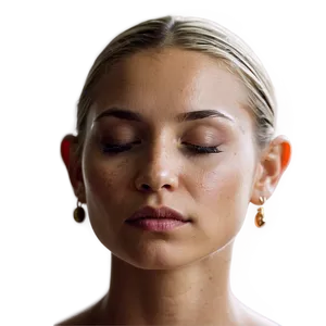 Woman Practicing Meditation PNG 05232024
