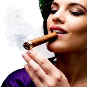 Woman Smoking Cigar Png 43 PNG image