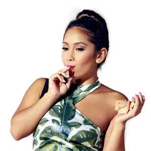 Woman Smoking Cigar Png Pwr PNG image