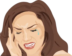 Woman Suffering From Headache PNG image