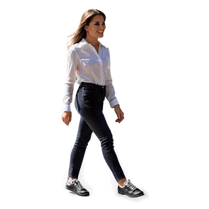 Woman Walking Towards Camera Png 3 PNG image