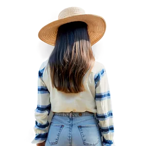 Woman Wearing Hat PNG 69