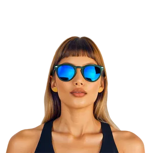 Woman With Sunglasses PNG Hho50