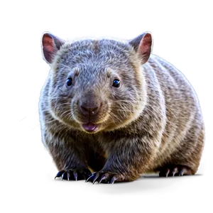 Wombat Cartoon PNG 06252024 PNG