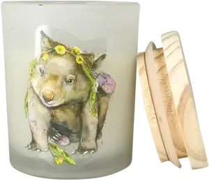 Wombat Cup Artwork PNG image