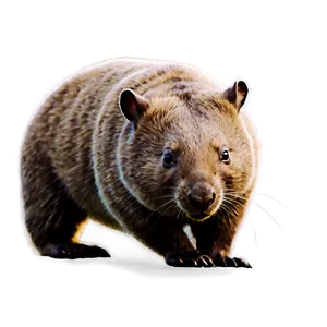 Wombat Drawing PNG 06252024 PNG
