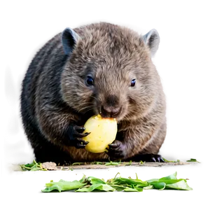 Wombat Eating PNG Sqh39 PNG
