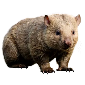 Wombat Illustration PNG 43