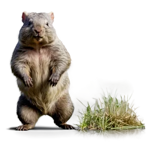 Wombat In Action PNG 06252024