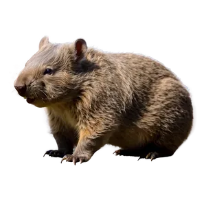 Wombat In The Sunshine Png 79 PNG image