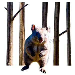 Wombat In The Sunshine PNG Qyt