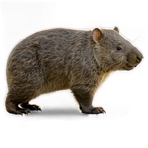 Wombat In The Wild PNG 06252024