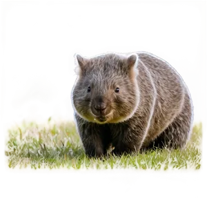 Wombat In The Wild PNG Bfa51