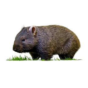 Wombat Profile PNG Lbk24 PNG
