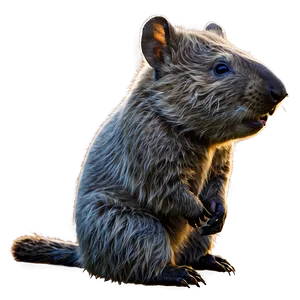 Wombat Side View PNG 20 PNG
