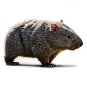 Wombat Side View PNG 97 PNG