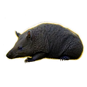 Wombat Silhouette PNG 35 PNG