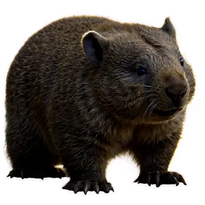 Wombat Silhouette PNG Faf PNG