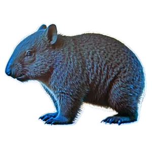Wombat Silhouette PNG Ktm PNG