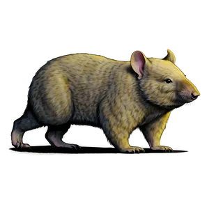 Wombat Sketch Png Efh2 PNG image