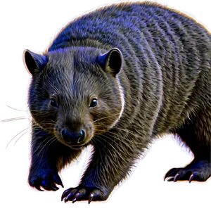 Wombat Sketch PNG Sln6 PNG