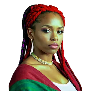Women's Dreads Beauty PNG 05242024
