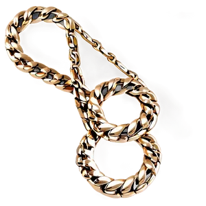 Women's Gold Chain PNG Eru