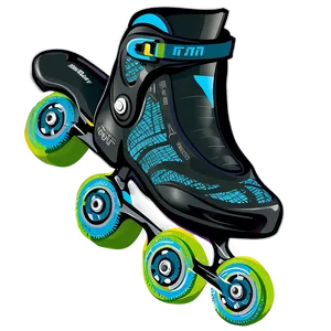 Women's Rollerblades Png 06282024 PNG image