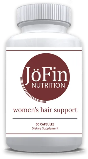 Womens Hair Support Supplement Bottle PNG