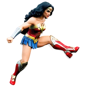 Wonder Woman Action Pose PNG Jou44