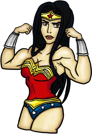 Wonder Woman Animated Pose