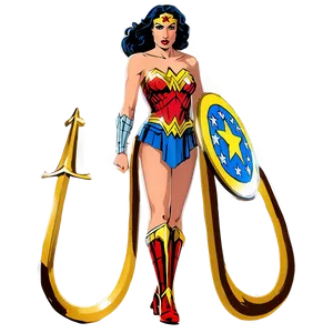 Wonder Woman Cartoon Png 05212024 PNG image