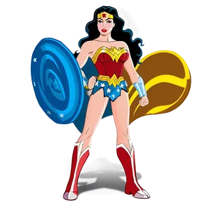 Wonder Woman Cartoon PNG Kyj85 PNG