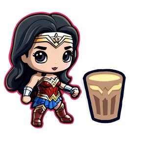 Wonder Woman Chibi PNG 05212024 PNG