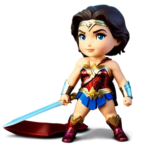 Wonder Woman Chibi PNG 05212024 PNG