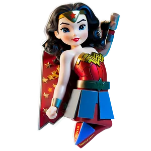 Wonder Woman Classic Costume PNG Irh31