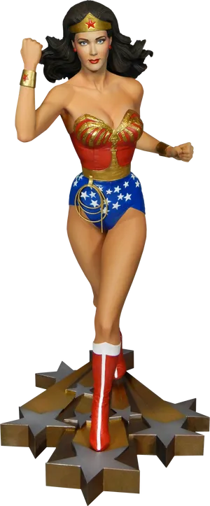 Wonder Woman Classic Pose PNG