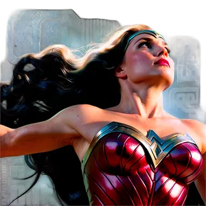 Wonder Woman Comic Cover PNG Svj10
