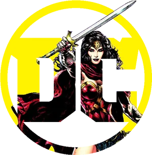 Wonder Woman D C Logo PNG image