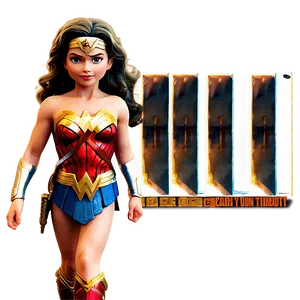 Wonder Woman Fan Art PNG Qcv