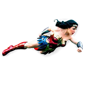 Wonder Woman Flying PNG Vre