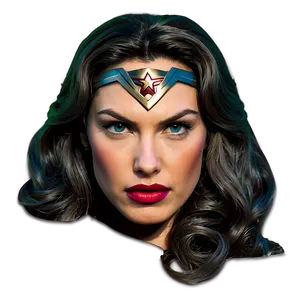 Wonder Woman Headshot PNG 40 PNG