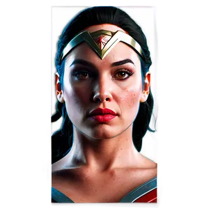 Wonder Woman Headshot PNG Woa