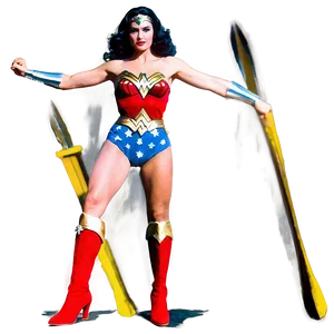 Wonder Woman Lynda Carter PNG Tpx