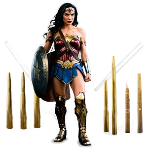Wonder Woman Modern Look PNG Sgf1