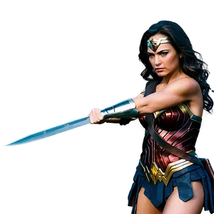 Wonder Woman Powerful Pose Png Rol36 PNG image