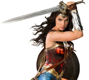 Wonder Woman Readyfor Battle