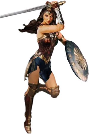 Wonder Woman Readyfor Battle
