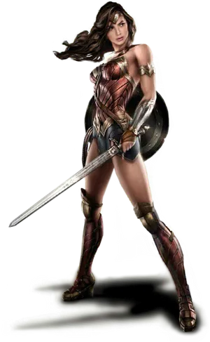 Wonder Woman Readyfor Battle